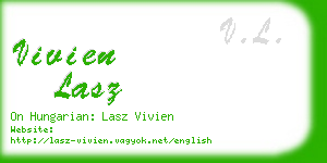 vivien lasz business card